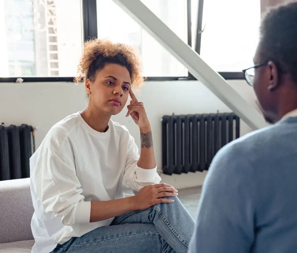 Woman in Individual Therapy